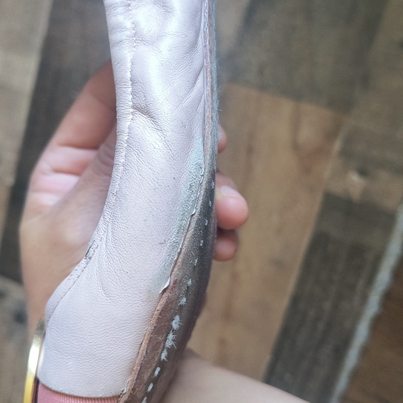 Tory Burch Minnie Cap Toe Ballet Flat Pink Sz 7.5 Women - Picture 6 of 17